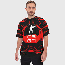 Футболка оверсайз мужская CS:GO Techno Style, цвет: 3D-принт — фото 2
