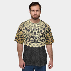 Футболка оверсайз мужская Абстракционизм, цвет: 3D-принт — фото 2