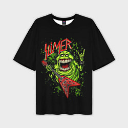 Мужская футболка оверсайз Slayer Slimer