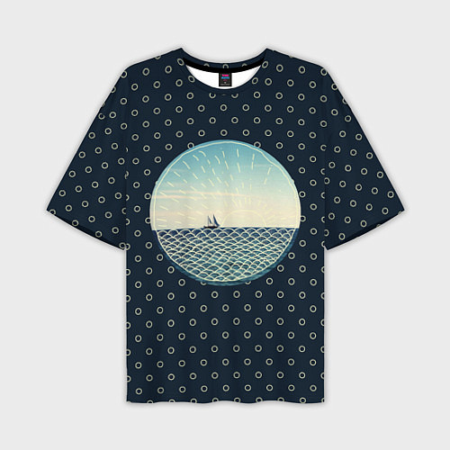 Мужская футболка оверсайз Морское настроение / 3D-принт – фото 1