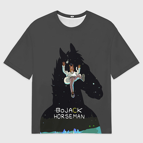 Мужская футболка оверсайз Bojack Horseman / 3D-принт – фото 1