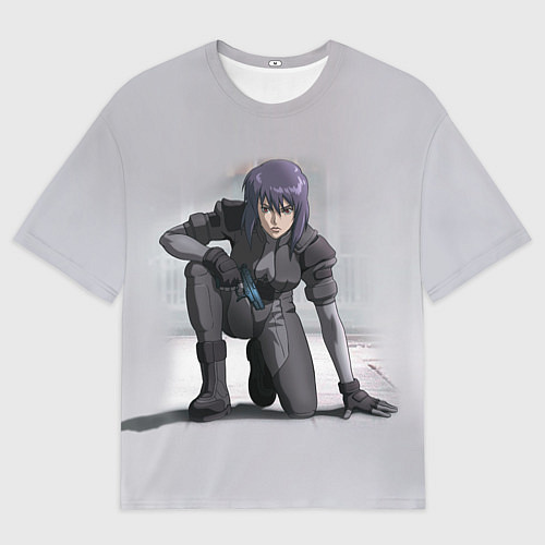 Мужская футболка оверсайз Ghost In The Shell 5 / 3D-принт – фото 1