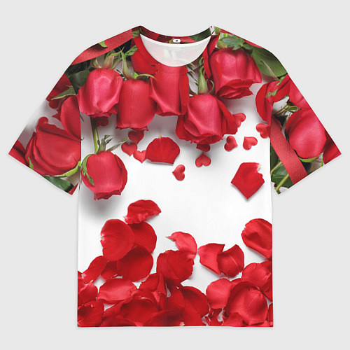 Мужская футболка оверсайз Сильные чуства / 3D-принт – фото 1