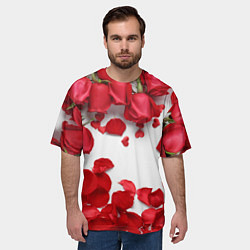 Футболка оверсайз мужская Сильные чуства, цвет: 3D-принт — фото 2