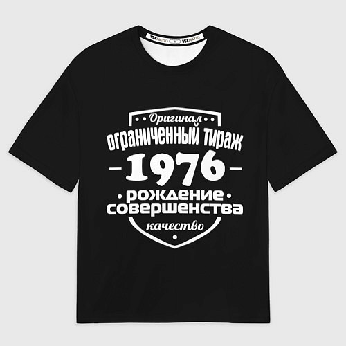 Мужская футболка оверсайз Рождение совершенства 1976 / 3D-принт – фото 1