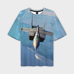 Мужская футболка оверсайз МиГ-31