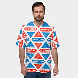 Футболка оверсайз мужская Молоко пастеризованное, цвет: 3D-принт — фото 2