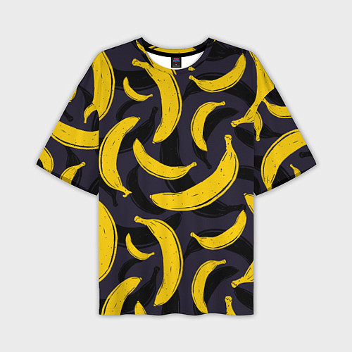 Мужская футболка оверсайз Бананы / 3D-принт – фото 1