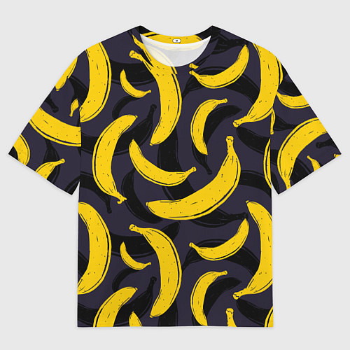 Мужская футболка оверсайз Бананы / 3D-принт – фото 1