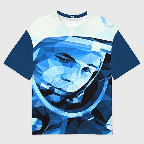 Мужская футболка оверсайз Gagarin Art / 3D-принт – фото 1