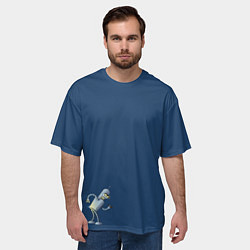 Футболка оверсайз мужская Bender F, цвет: 3D-принт — фото 2