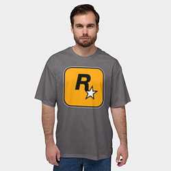 Футболка оверсайз мужская GTA VI: Rockstar Games, цвет: 3D-принт — фото 2
