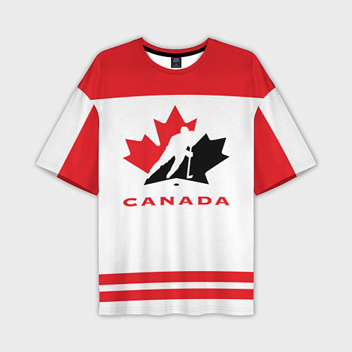 Мужская футболка оверсайз Canada Team / 3D-принт – фото 1
