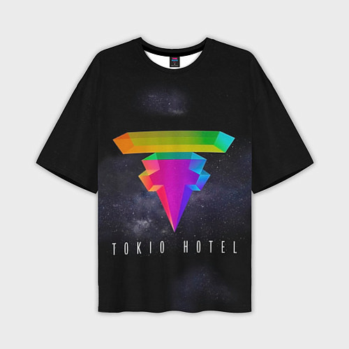 Мужская футболка оверсайз Tokio Hotel: New Symbol / 3D-принт – фото 1