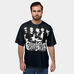 Футболка оверсайз мужская Сектор Газа, цвет: 3D-принт — фото 2