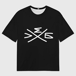 Мужская футболка оверсайз Хлеб: символ