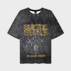 Мужская футболка оверсайз Suicide Silence: The Black Crown