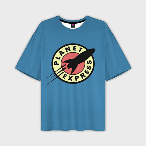 Мужская футболка оверсайз Planet Express / 3D-принт – фото 1