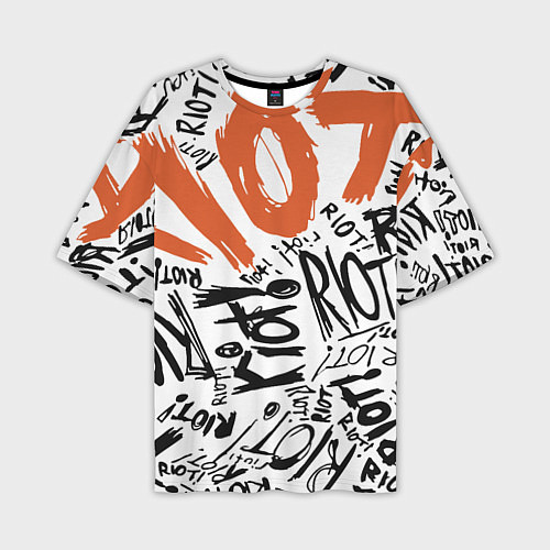 Мужская футболка оверсайз Paramore: Riot / 3D-принт – фото 1