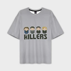Футболка оверсайз мужская The Killers Boys, цвет: 3D-принт