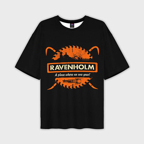 Мужская футболка оверсайз Ravenholm / 3D-принт – фото 1
