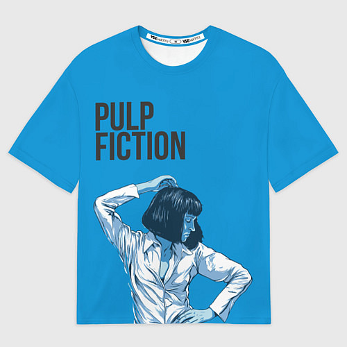 Мужская футболка оверсайз Mia Wallace Dance / 3D-принт – фото 1