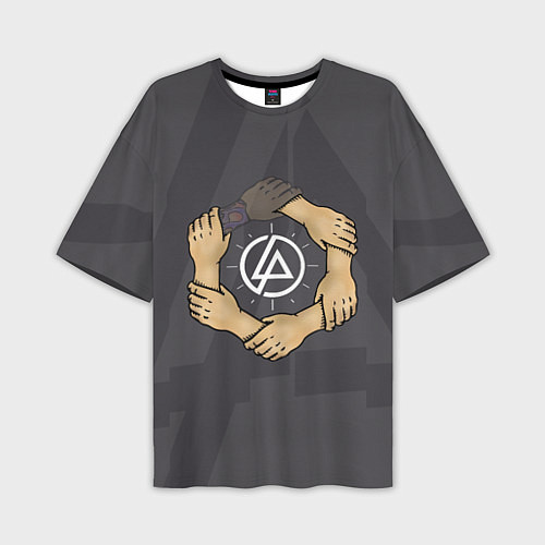 Мужская футболка оверсайз Linkin Park: Brotherhood / 3D-принт – фото 1