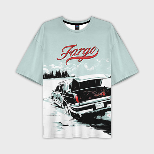 Мужская футболка оверсайз Fargo Car / 3D-принт – фото 1