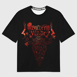 Футболка оверсайз мужская Bullet For My Valentine, цвет: 3D-принт
