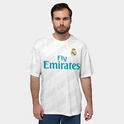 Футболка оверсайз мужская Real Madrid, цвет: 3D-принт — фото 2