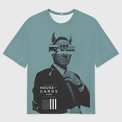 Мужская футболка оверсайз House of Cards: Devil