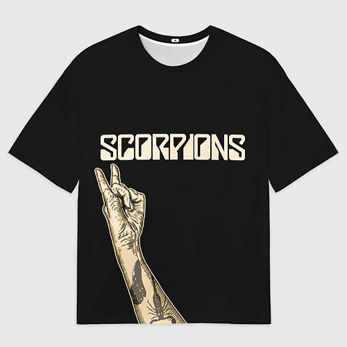 Мужская футболка оверсайз Scorpions Rock / 3D-принт – фото 1