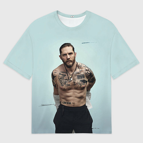 Мужская футболка оверсайз Торс Тома Харди / 3D-принт – фото 1