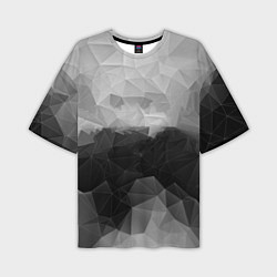 Мужская футболка оверсайз Polygon gray