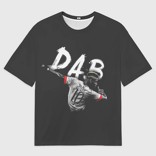 Мужская футболка оверсайз Paul Pogba: Dab / 3D-принт – фото 1