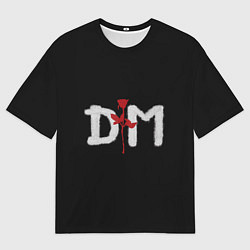 Футболка оверсайз мужская DM: Rose, цвет: 3D-принт