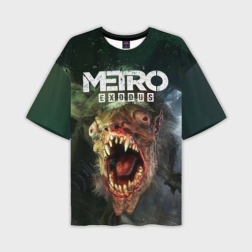 Мужская футболка оверсайз Metro Exodus / 3D-принт – фото 1