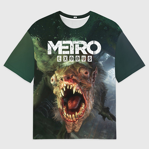 Мужская футболка оверсайз Metro Exodus / 3D-принт – фото 1
