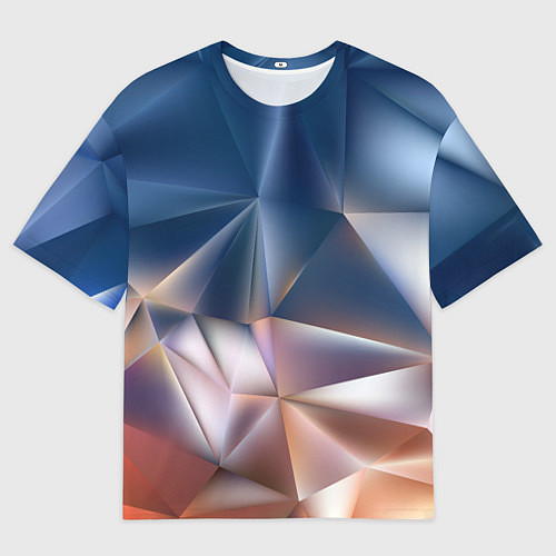 Мужская футболка оверсайз Abstract / 3D-принт – фото 1