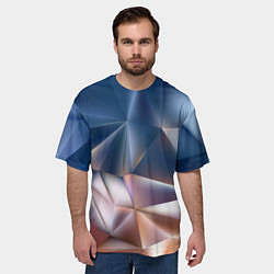 Футболка оверсайз мужская Abstract, цвет: 3D-принт — фото 2