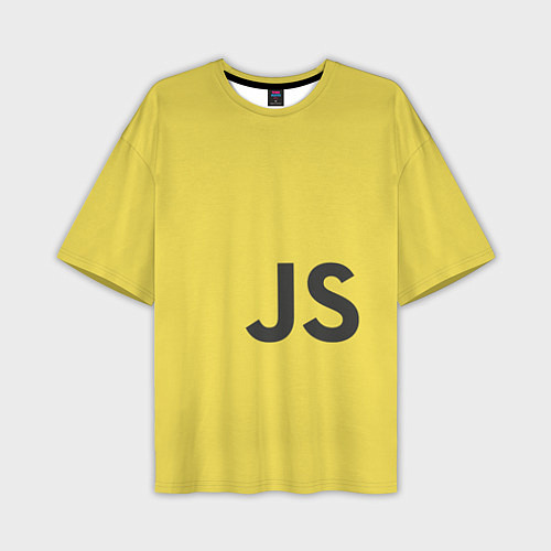Мужская футболка оверсайз JavaScript / 3D-принт – фото 1