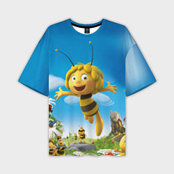 Мужская футболка оверсайз Пчелка Майя