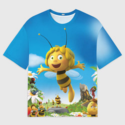 Мужская футболка оверсайз Пчелка Майя