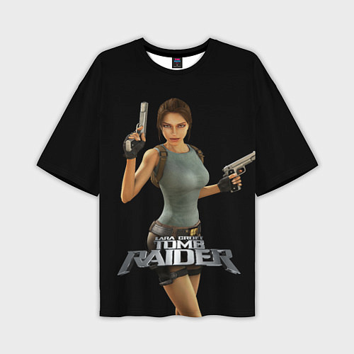 Мужская футболка оверсайз TOMB RAIDER / 3D-принт – фото 1