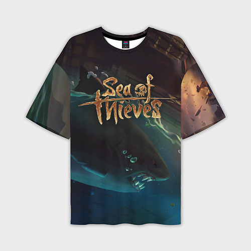 Мужская футболка оверсайз Sea of thieves / 3D-принт – фото 1