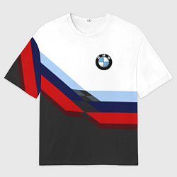 Футболка оверсайз мужская BMW M SPORT, цвет: 3D-принт