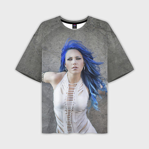 Мужская футболка оверсайз Arch Enemy: Alissa White-Gluz / 3D-принт – фото 1