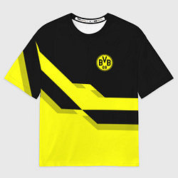 Мужская футболка оверсайз BVB FC: Yellow style