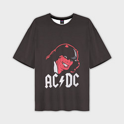 Мужская футболка оверсайз AC/DC Devil