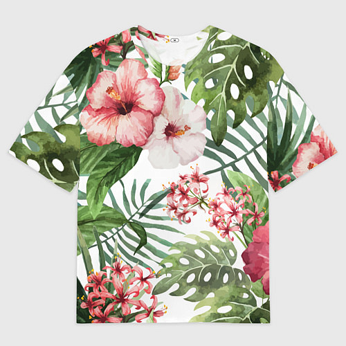 Мужская футболка оверсайз Таинственный остров / 3D-принт – фото 1